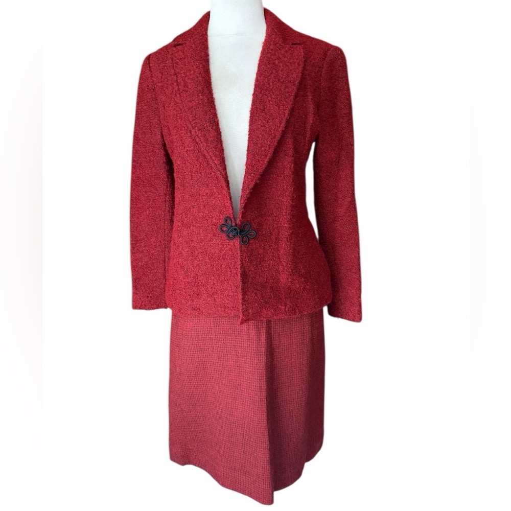 1970s Casual‎ Corner, Made in Poland, Lined Tweed Skirt Set